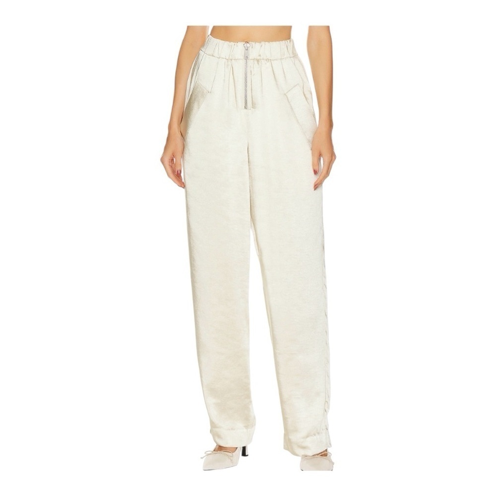 L’Academie Sadia Pant in Ecru Size Small